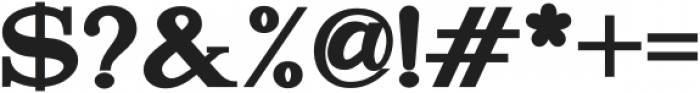Attention Serif Extra Bold Bold otf (700) Font OTHER CHARS