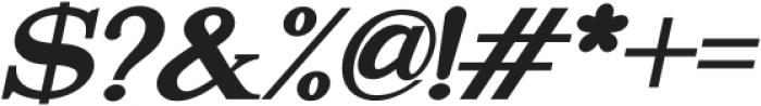 Attention Serif Slant Bold Bold Italic otf (700) Font OTHER CHARS