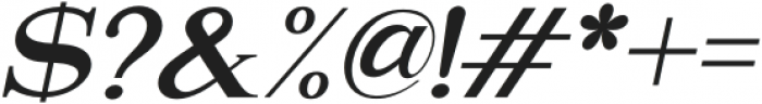 Attention Serif Slant Italic otf (400) Font OTHER CHARS