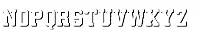 Athletico Shadow Font UPPERCASE