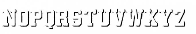 Athletico Shadow Font LOWERCASE