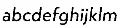 Atlan Regular Italic Font LOWERCASE