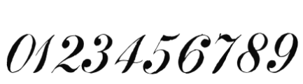 Atlas Italic Font OTHER CHARS