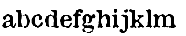 Attic Antique Regular Font LOWERCASE