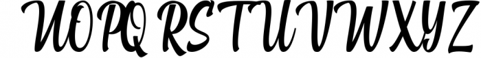 Atarashi Script Font UPPERCASE