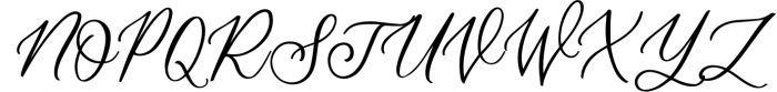 Athalia - Modern Calligraphy Script Font UPPERCASE