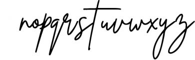 Athena Dilletthrim - Handwritten Signature Font Font LOWERCASE