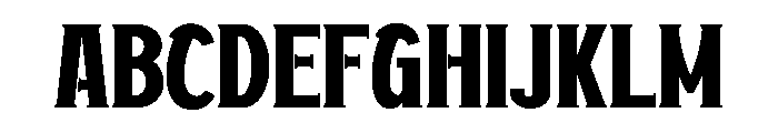 ATEKNOVtrial Regular Font UPPERCASE