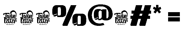 ATHEWETRIAL Regular Font OTHER CHARS