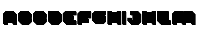 ATRON*BLOCK*FILL Font LOWERCASE