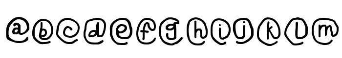 AtSign-Regular Font LOWERCASE