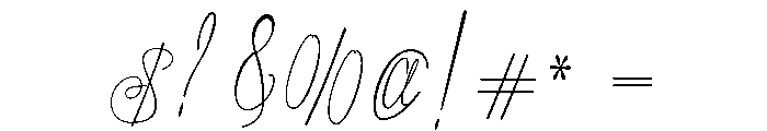 Atakanascript Font OTHER CHARS