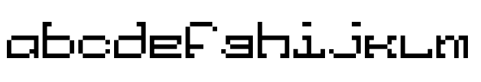 Atari Abandoned Regular Font LOWERCASE