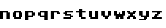 Atari Classic Chunky Font LOWERCASE