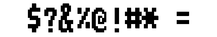 Atari ST 8x16 System Font Font OTHER CHARS