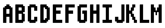 Atari ST 8x16 System Font Font UPPERCASE