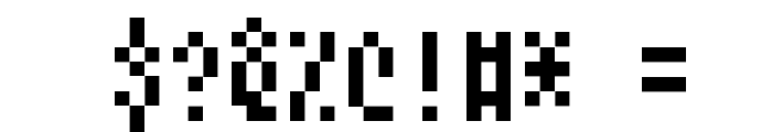 Atari Small Font OTHER CHARS