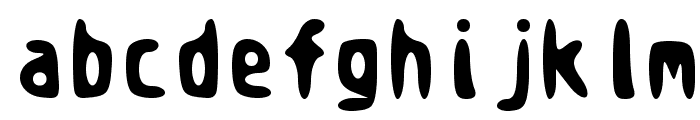 AtariTraced Medium Font LOWERCASE