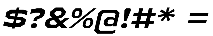 AthabascaExRg-BoldItalic Font OTHER CHARS