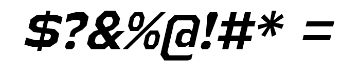 AthabascaRg-BoldItalic Font OTHER CHARS
