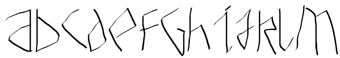 Athena Font LOWERCASE