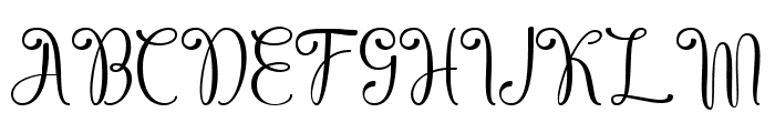 Athernal - Personal Use Font UPPERCASE