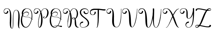 Athernal - Personal Use Font UPPERCASE