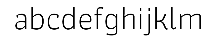 Athiti Light Font LOWERCASE