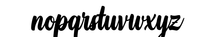 Athletic Outfit Font LOWERCASE