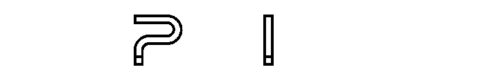 Athletic Shirt Hollow Regular Font OTHER CHARS