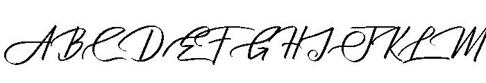 Athum Thin Font UPPERCASE