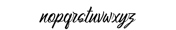 Athum Thin Font LOWERCASE