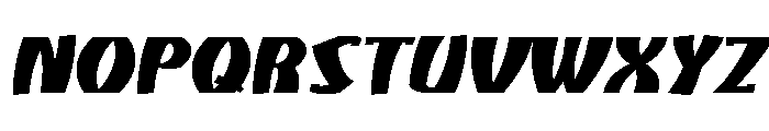 Atikupersonaluse-BlackSlanted Font UPPERCASE