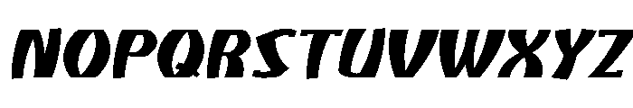 Atikupersonaluse-BoldSlanted Font UPPERCASE