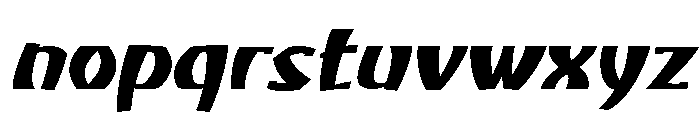 Atikupersonaluse-BoldSlanted Font LOWERCASE