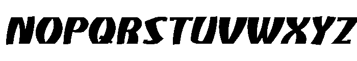 Atikupersonaluse-ExtBdSlant Font UPPERCASE