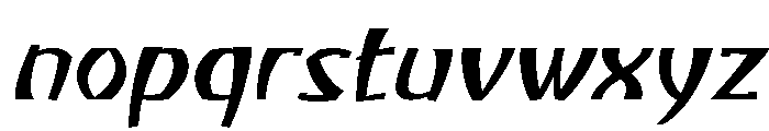 Atikupersonaluse-LightSlanted Font LOWERCASE