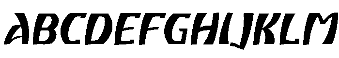 Atikupersonaluse-MedSlant Font UPPERCASE