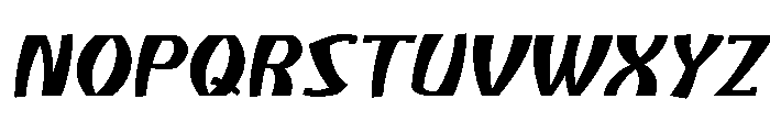 Atikupersonaluse-MedSlant Font UPPERCASE