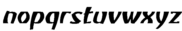 Atikupersonaluse-MedSlant Font LOWERCASE