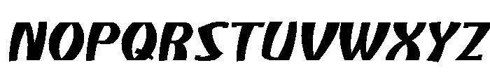 Atikupersonaluse-SemBdSlant Font UPPERCASE