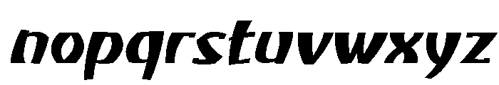 Atikupersonaluse-SemBdSlant Font LOWERCASE