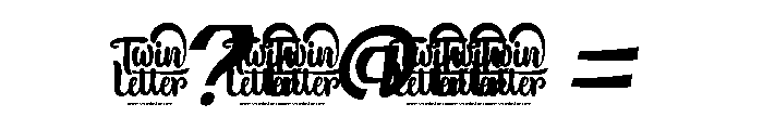Atikupersonaluse-Slanted Font OTHER CHARS