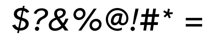 AtkinsonHyperlegible-Italic Font OTHER CHARS