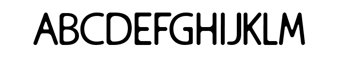 Atorge Free Regular Font LOWERCASE