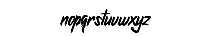 Atrusttacho Font LOWERCASE