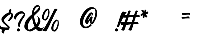 Atshushi Font OTHER CHARS