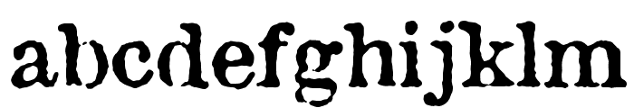 Attic Font LOWERCASE