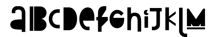 Attracted Monday Font LOWERCASE