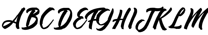 Attractive Blockhead Font UPPERCASE